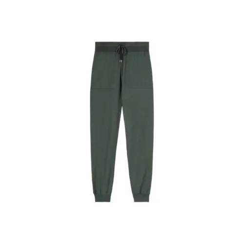 Loro Piana Темно-зеленые Мужские Повседневные Штаны