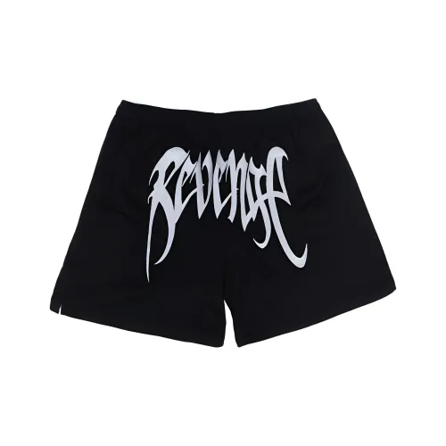 Revenge Свободный крой Шорты Мужские Черные