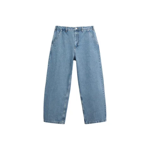 ZARA Морской синий Мужские Джинсы