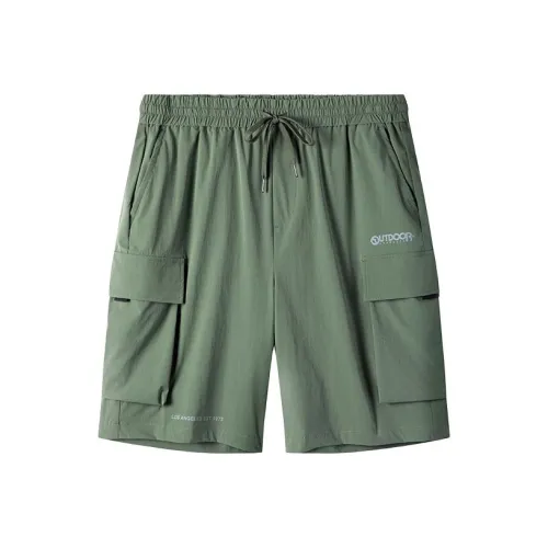 OUTDOOR PRODUCTS Карго шорты Мужской Microwave Зеленый