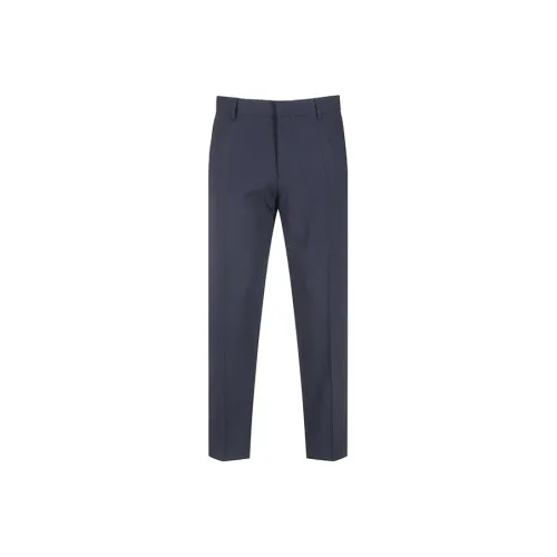 Hugo Boss Темно-синие мужские брюки для костюма