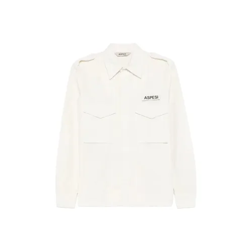 ASPESI Белые Мужские Рубашки