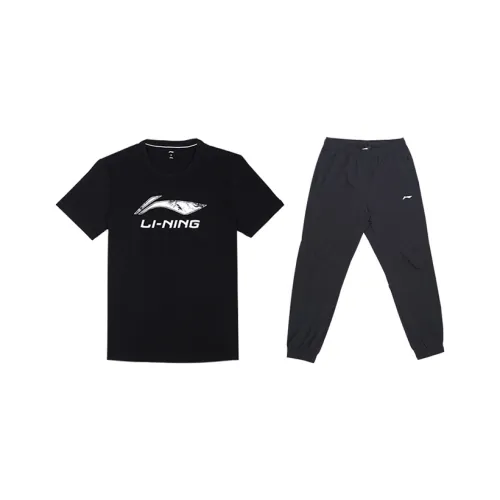 Лайнер Повседневная Спортивная Одежда Мужская Черный