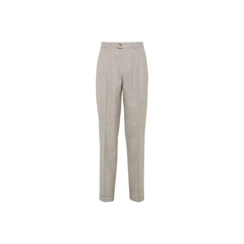 BRUNELLO CUCINELLI Светлый Бежевый Мужские Костюми Брюки