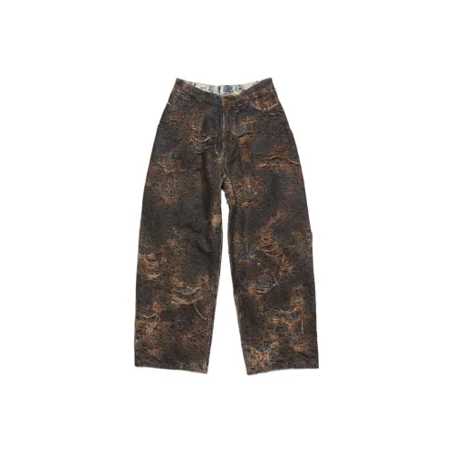 Acne Studios SS25 Коричневый Мужские Джинсы