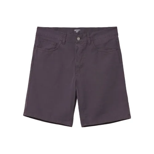 Carhartt WIP Purple Men's Denim Shorts Carhartt WIP Фиолетовые Мужские Джинсовые Шорты