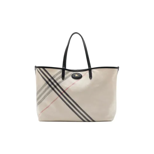 Burberry Хлопок Тоут Сумка Сумка для покупок Сумка на плечо Средний Женское Мыло Цвет