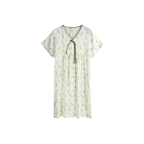 Xuan Liang Ночная сорочка Женская Бамбук Ярко-зеленый