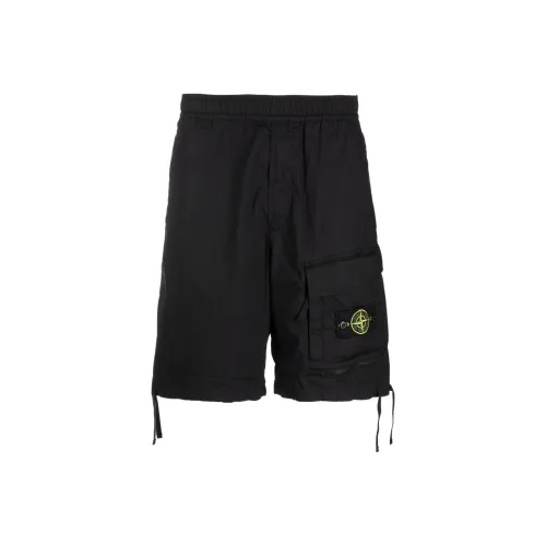 Stone Island Черные Мужские Повседневные Шорты