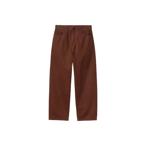 Carhartt WIP FW24 Landon Брюки Повседневные Брюки Мужские Коричневые Красные