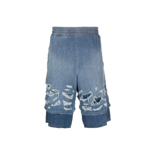 DIESEL Blue Men's Denim Shorts DIESEL Синие Мужские Джинсовые Шорты
