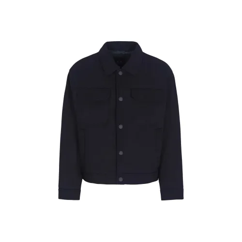 ARMANI EXCHANGEAE FW24 Куртки и Пальто Мужской Морской Синий