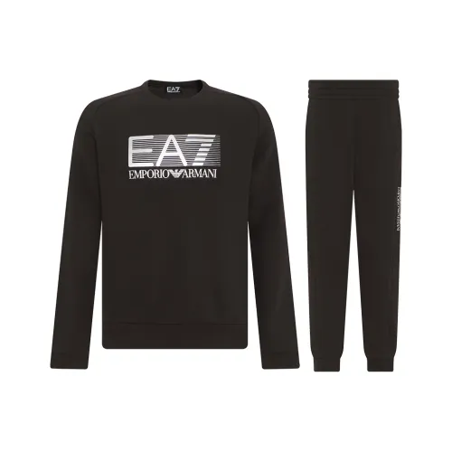 EMPORIO ARMANI EA7 FW22 Повседневная Спортивная Одежда Мужская Черная