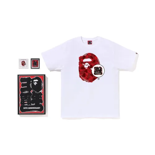 A BATHING APE Белый Мужская Повседневная Спортивная Одежда