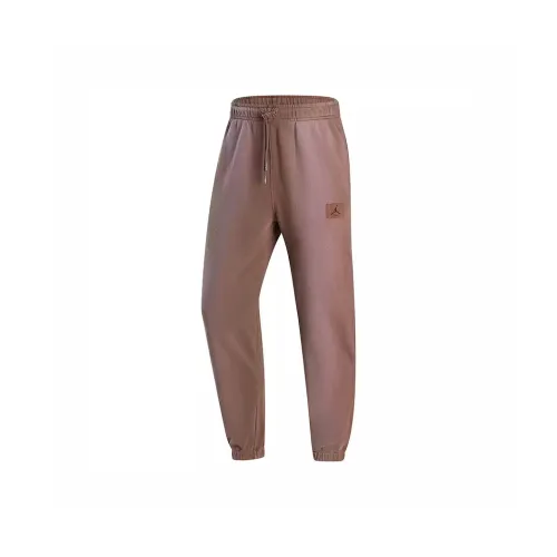 Джордан Вязаные Тренировочные Штаны Мужские Светло-Коричневые