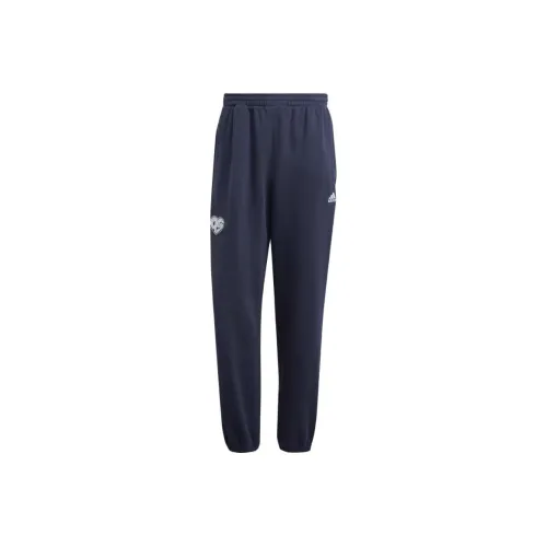 Adidas Темно-синие Мужские Повседневные Штаны