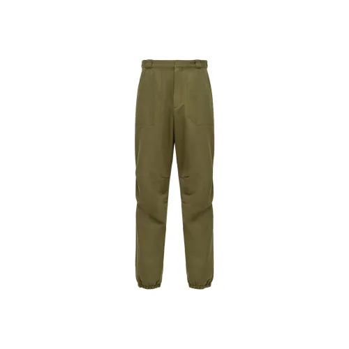 PRADA Повседневные брюки Мужские Армейский зеленый