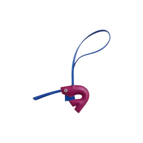 HERMES Кожа Сумка Аксессуар Bag Charm Женские Фиолетовый