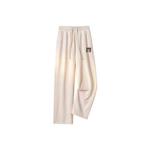 ONE PIECE Students Straight Fit Casual Pants Men's Solid Color Basic