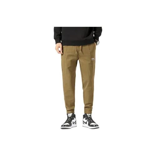 BALENO Повседневные брюки Мужские Темно-хаки