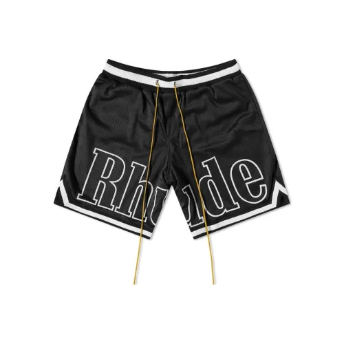 RHUDE Черные Мужские Повседневные Шорты