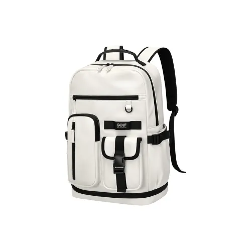 GOLF Синтетическая кожа Рюкзак Мужской Черный Белый