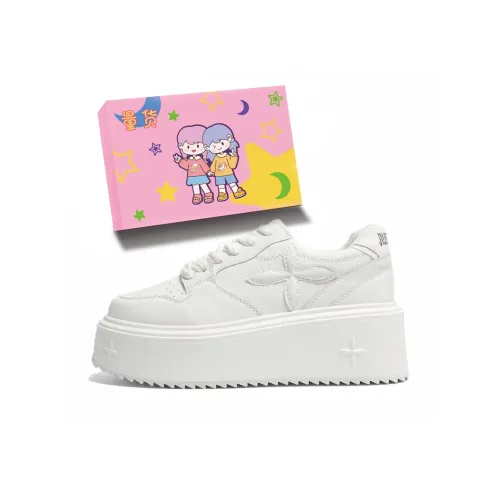 LIANGHUO Скейтборд Кроссовки Низкие Белые Женские