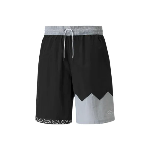 PUMA Черный Серый Цвет Мужские Повседневные Шорты