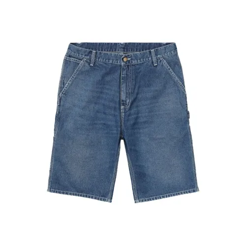 Carhartt WIP Blue Men's Denim Shorts Кархартт WIP Синий Мужские Джинсовые Шорты