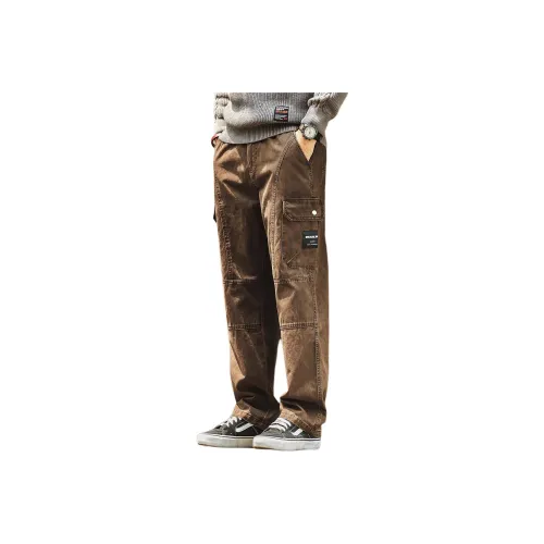 GELANLU Весенние и Летние Карго Брюки Унисекс Базовый COLORS Черный Серый Белый и т.д