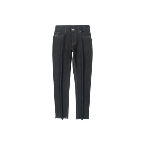 DANIUCHUANSHUO Джинсы Мужские Черные