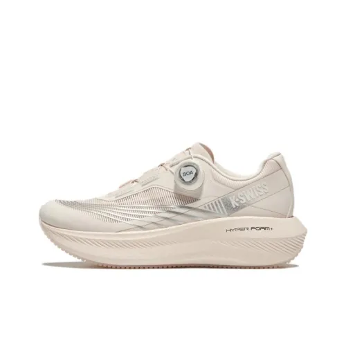 K·SWISS Беговые кроссовки Low Топ 205 Румяный розовый/Wimbledon Белый/Dreamy Серебряный Женские