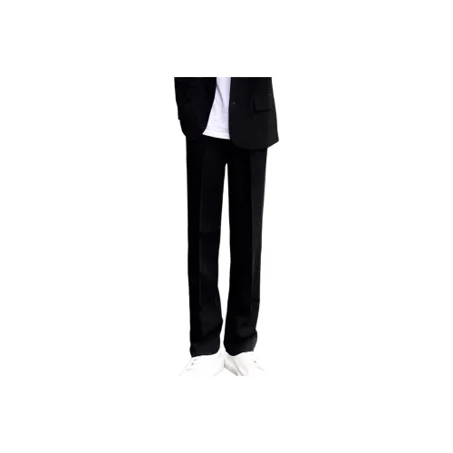 BLACK AT Унисекс костюмные брюки