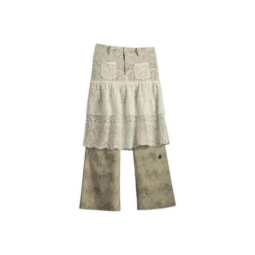 Apriority Clothing Белые Унисекс Повседневные Брюки