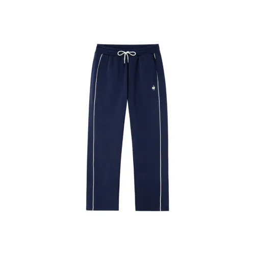 Le Coq Sportif Темно-синие Унисекс Вязаные Тренировочные Брюки