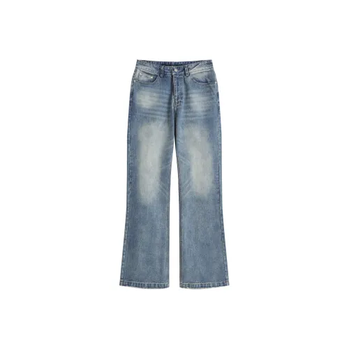 ANTERIORLOVED x CasseSango Джинсы Унисекс Синий