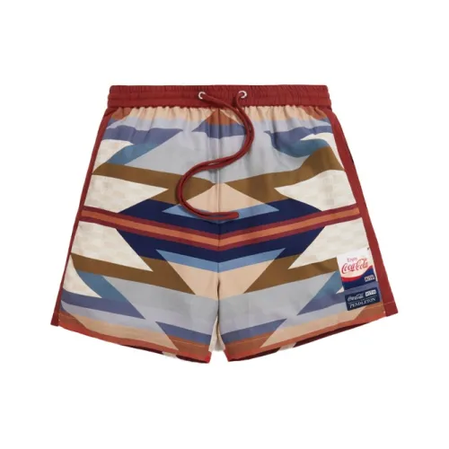 Kith Темно-красновато-фиолетовые Унисекс Повседневные шорты