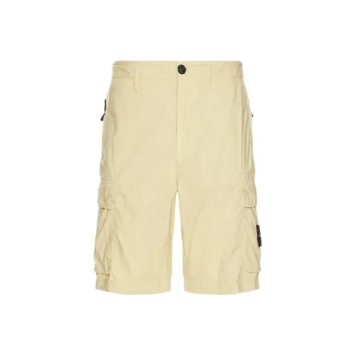 STONE ISLAND Джинсовые шорты Мужские Желтые
