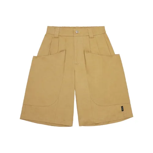 UNVESNO SS21 Loose Fit Shorts Unisex Khaki UNVESNO SS21 Свободный крой Шорты Унисекс Хаки