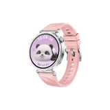 Розовый, официальный, в одном стиле, ромбовидный кулон, ремень.