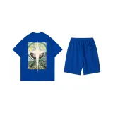 Комплект одежды (Синий топ + Синие штаны)