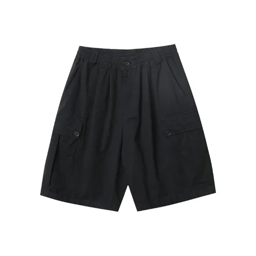 COUNTRY MOMENT Мужские карго шорты черного цвета