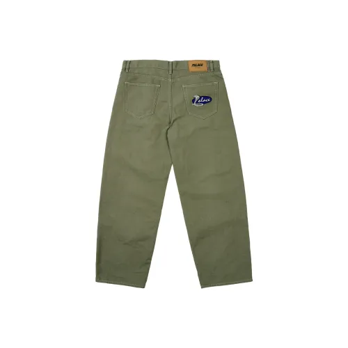 Дворцовый темно-зеленый унисекс джинсы