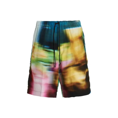 DRIES VAN NOTEN Многоцветные Мужские Повседневные Шорты