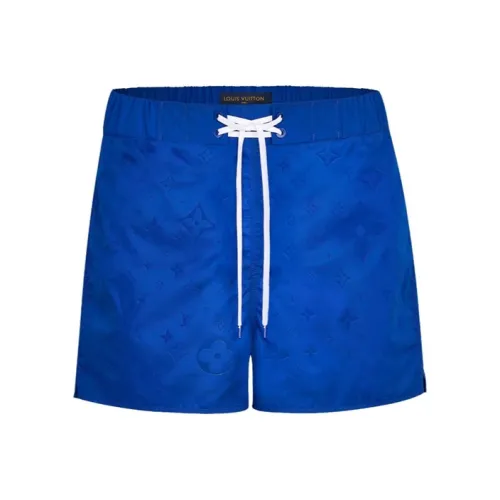 LOUIS VUITTON Повседневные шорты Мужские Электрический синий