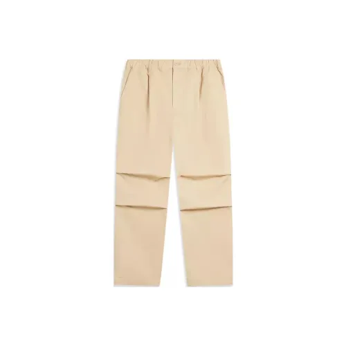 LINING Sports Life Collection Молочно-коричневые Мужские Повседневные Штаны