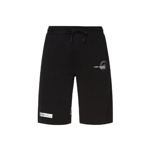 EVISU Повседневные шорты Мужские Черные