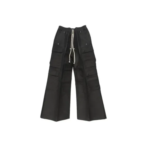 RICK OWENS совместный бренд Темно-серые Зеленые Мужские Карго Брюки