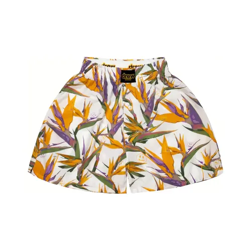 Drew House Letter Logo Series Белые Унисекс Повседневные шорты