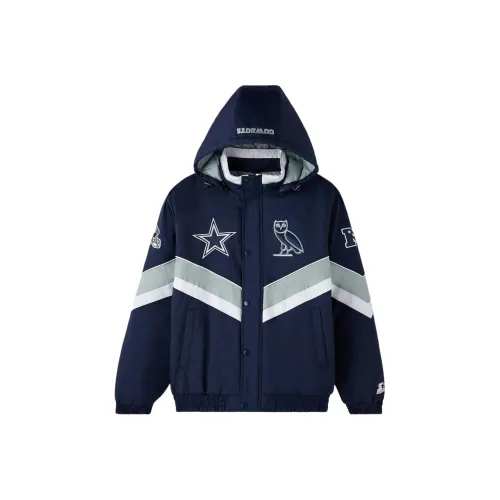 NFL Ovo Co Бренд Темно-синий Унисекс Объёмные куртки (пуфы)